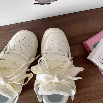 Little white shoes women s autumn 2025 new models with skirts, shoes women s ins niche design casual versatile board shoes women s shoes 35 белый