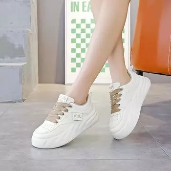 Little White Shoes Women s Korean Edition Spring New Student Platform Versatile Cute Casual Sports Board Shoes Tide A 35 чёрный