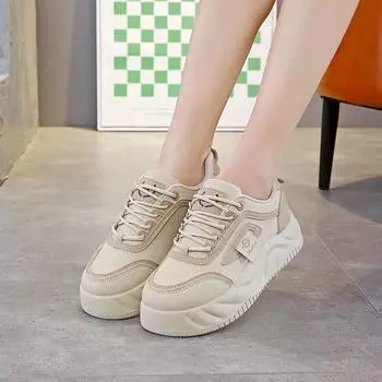 Маленькие белые туфли женские новые осенние взрывные легкие спортивные туфли с мягкой подошвой универсальные туфли для отдыха и путешествий W 35 чёрный