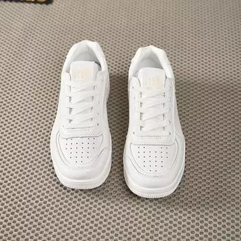 Little white shoes women s new spring, autumn and winter flat-bottomed versatile casual skirt white board shoes sports explosive thick sole 40