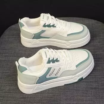 Little white shoes women s shoes 2025 new spring ins niche casual sports shoes platform heightening versatile board shoes children 35