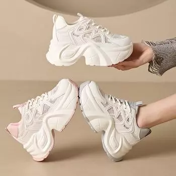 Little white shoes women s shoes summer women s versatile breathable sports and leisure sandals women s dad shoes outer wear advanced sense 33 белый