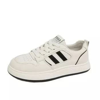 Little white shoes women s spring and autumn new versatile thin flat bottom soft sole light student leisure sports board shoes women s 35