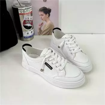 Little White Shoes Women s Spring and Autumn Season New Korean Edition Casual Flat Shoes Board Shoes 35