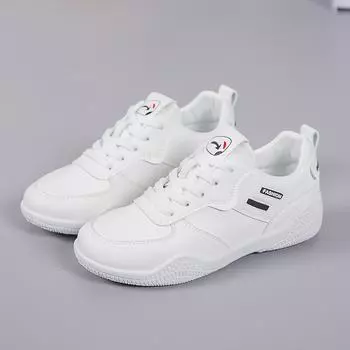 Little white shoes women s spring new versatile and lightweight women s shoes sports and leisure board shoes soft-soled breathable shoes women 35