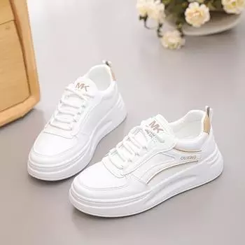 Little White Shoes Women s Spring Summer New Versatile Casual Shoes Student Board Shoes Flat Shoes Single Shoes 35