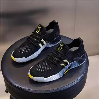 Little white shoes women s summer fly-woven breathable mesh 2025 Korean version versatile shallow mouth single shoes women s one-pedal women s shoes l 35