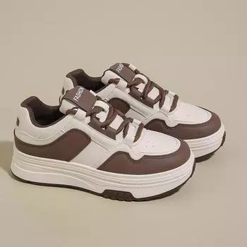 Little white shoes women s versatile autumn new breathable shoes children ins Korean version platform sports shoes casual board shoes trendy shoes 35