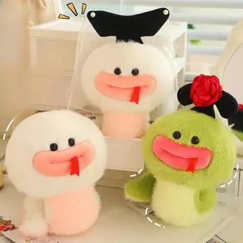 Little White Snake Plush Toy Doll Small Green Snake Children s Doll Animal Boy Little Snake Birthday Gift Creative Gift 20cm