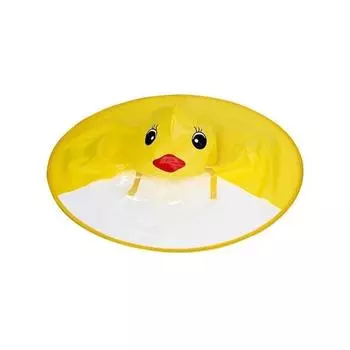 Little Yellow Duck Flying Saucer Children S Rain Coat Cartoon Baby Umbrella Children Rain Poncho One-Piece Rain Coat 27*28.5*1cm жёлтый