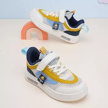 Little Yellow Duck Genuine Classmate Boys Board Shoes Mesh Spring and Autumn 2025 Chinese New Year Girls Casual Shoes Children s Sports Shoes 26