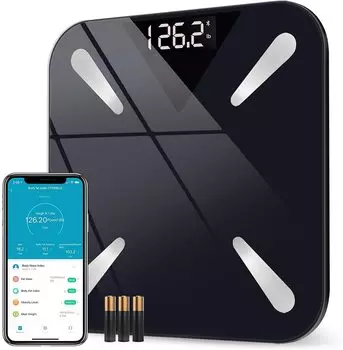 Littlelf Smart Weight Большие дисплеи Сердце Bluetooth 18 Данные о составе тела Можно подключить и синхронизировать с Фитнес Можно использовать в ванной