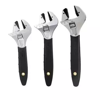 LiTuiLi ключ с храповым механизмом 8 10 разводной гаечный ключ с нескользящей ручкой сантехнический ключ для ванной комнаты гаечный ключ инструмент 8inch