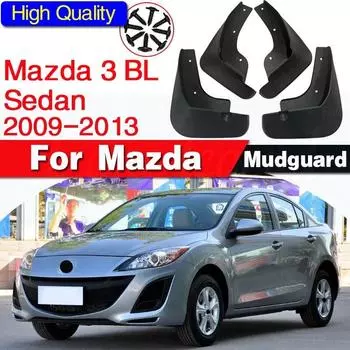 литые автомобильные брызговики для Mazda 3 BL Axela Sedan 2009-2013, брызговики, брызговики, защитная крышка 2010 2011 2012