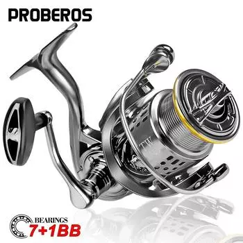 Литые металлические вращающиеся колеса на большие расстояния, колесо для приманки Hai Diao, колесо для бесшовной лески 7 + 1BB, колесо для рыбалки с мелкой леской TW1000