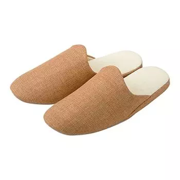 LIV HEART Livheart 82224-46 Glaze Slippers, Apricot, Size L, 9.8-10.6 inches (25-27 cm), Stylish, Washable