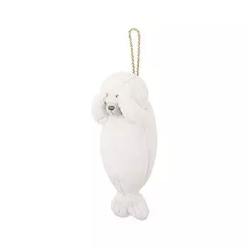 LIV HEART Livheart 97122-12 Mascot Pouch, Kubinekko Seal (Total Length: Approx. 8.1 inches (20.5 cm), Key Chain, Key Chain