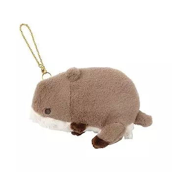 LIV HEART Livheart Marshmallow Animal Aquamier Otter Flat Pouch, общая длина: приблизительно. 5,5 дюймов (14 см), Морская жизнь, аксессуары 18301-32