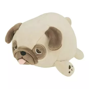LIV HEART Livheart Mascot Marshmallow Animal Мопс Хана длина Пушистый и жевательный (Всего прибл.. 11см) 48657-32