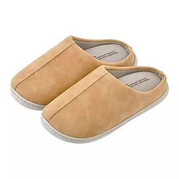 LIV HEART Women s Room Shoes Slippers, Biege, L size