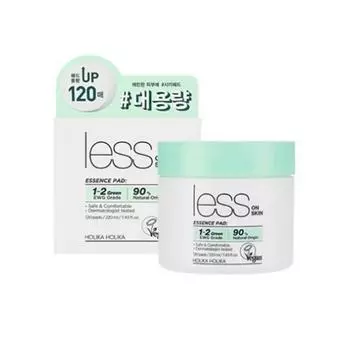 Live It Holika Holika Less On Skin Essence Pad 120р, 120 листов, 1 шт.