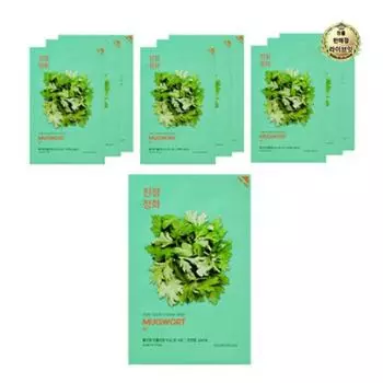 Маска-пленка Live It Holika Holika Pure Essence с экстрактом полыни, 1 упаковка, 10 штук