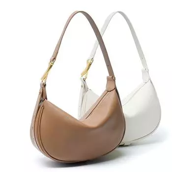 Live Leather Niche Light Luxury Сумка через подмышки Сумка-мессенджер Сумка-мессенджер Мягкая женская сумка из коровьей кожи