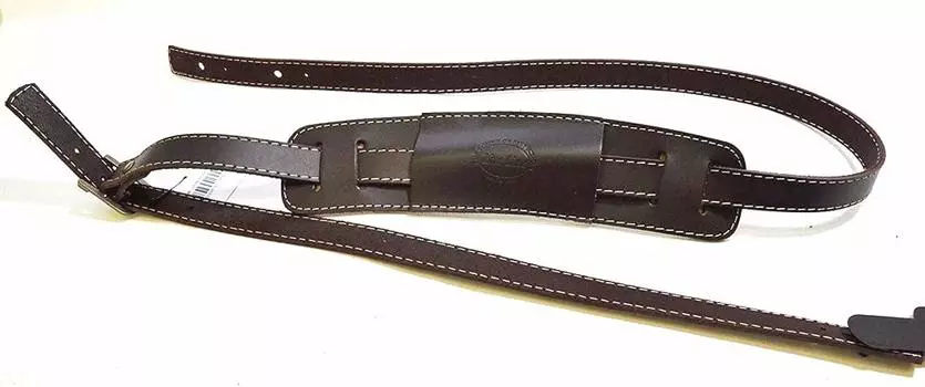 Live Line Leather Guitar Strap Retro Style Stitching LR45CHO Chocolate шоколадный