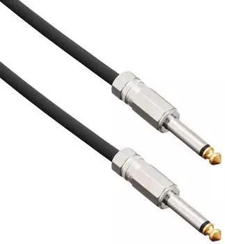 LIVE LINE Live Line LE-Stage Series Guitar Cable 5m LE-5MSS Black (Black)