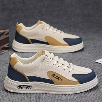 Live Spring 2025 New Versatile Men s Shoes Skateboard Shoes Men s Casual Personality Trend Shoes Trend Fashion White Shoes 39
