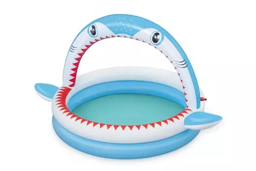 Livelight Tokyo Candle 163cm Sharktastic Sprinkler Play Pool with Shower синий