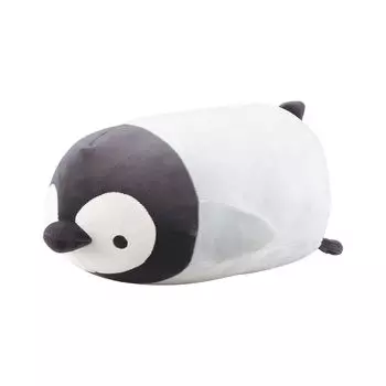 Livheart Bolster Cushion Marshmallow Aquamie Penguin Length Plush Toy Fluffy (Total Approx. 28cm) 18207-82