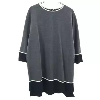 LIVIANA CONTI made in Italy 7 minutes sleeve Jersey Tunic 40 Women Used