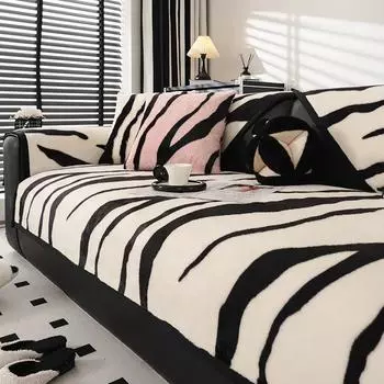 Living Home Нескользящие диванные подушки Чехлы для диванов Чехлы для диванов Housses De Canape и зимние фланелевые чехлы Толстые пушистые коврики для диванов Funda 70x90