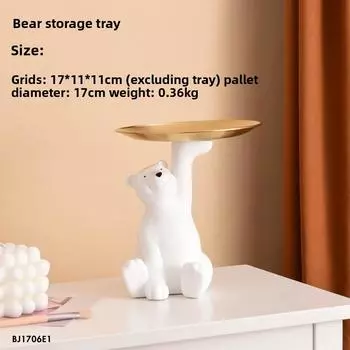 Living Room Entrance Hall Key Home TV Cabinet Decorative Ornaments Little Bear