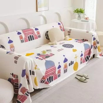 Коврик для дивана в гостиной, пледы, летнее полотенце для дивана Ice Silk, чехол для дивана для пикника и кемпинга 180x130