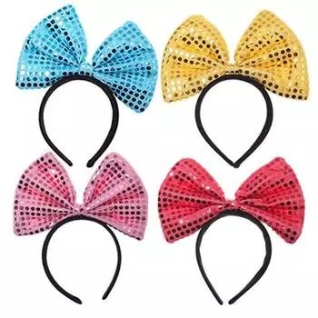 Livingda New Cutie Ribbon Headband, красный, синий, желтый..., 4