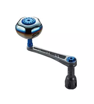 LIVRE 11198 Мощность 93 Shimano правильный размер совместимый Gunmetal пластина Blue G спиннинг (Мощность 93) 8000~14000 + PW93-SR814-GMB [Большая катушка/специальная ручка]