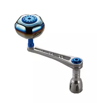 LIVRE 11219 Мощность 93 Daiwa Старый размер Совместимость Titanium Plate Blue G Spinning 4500~5500 (Новые 8000~14000) + PW93-D455-TIB [Большая катушка/Специальная ручка]