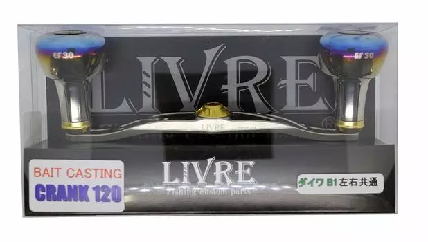 LIVRE Reel 2714 Full Comp Crank 120 Daiwa B1 TIP+GG золотой