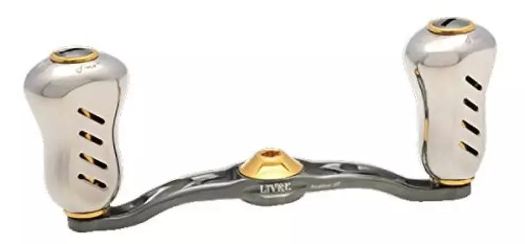 LIVRE reel 3067 crank feather 95 MP set GMR no center nut.