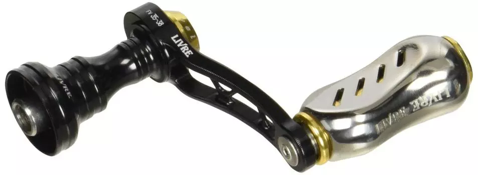 LIVRE Reel S Handle Fino Knob для Daiwa P Gold F.V35-38 (Черный + G)