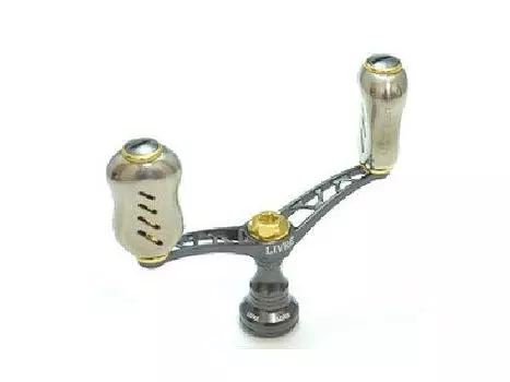 LIVRE Reel Wing 80 Fino Knob для Shimano S2 (Металлический P+Золотой G)