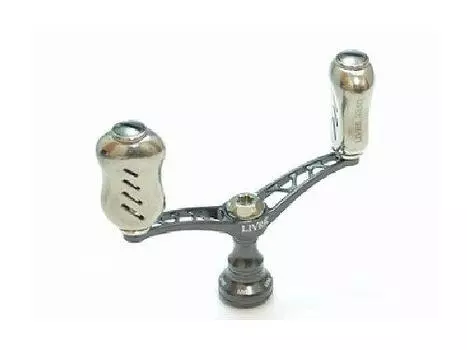 LIVRE Reel Wing 80 Fino Knob for Shimano S2 P Titanium (Gunmetal + G)