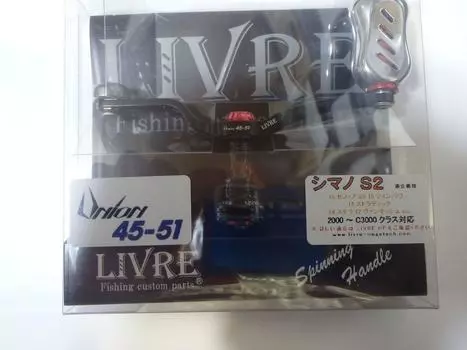 LIVRE Union Knob для Shimano S2 черный x красный 6877 45-51Fino