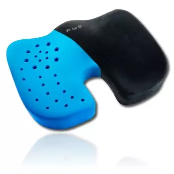 LIworld Seat GX Memory Foam Waist Gel Butt Seat No Butt Office Dr. Подушка, Стул, Подушка, Подушка, Боль, (черный) чёрный
