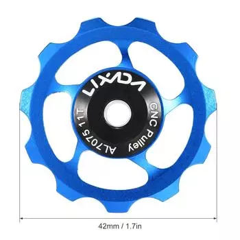 LIXADA 11T MTB велосипедный задний переключатель жокей-шкив подшипник колеса шкив из алюминиевого сплава дорога 1 pc красный