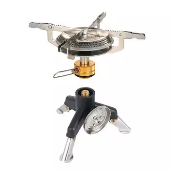 Lixada 3500 Вт Кемпинговая газовая плита с адаптером для походов, пикников, приготовления пищи