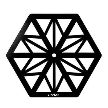 Lixada Camp Storage Shelf Tray Pole Tray из нержавеющей стали Portable Light Lightweight