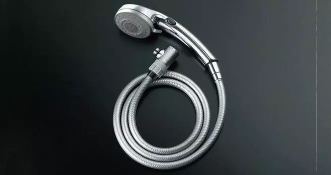 LIXIL INAX Hand Shower Eco Full Switch Shower Multi-Function (Plating Specification) BF-SB6WBG(1.6)-AT